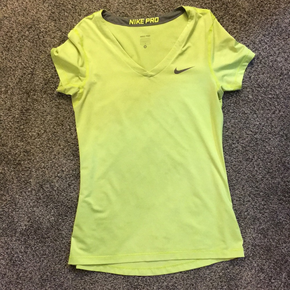 Nike pro short sleeve top.